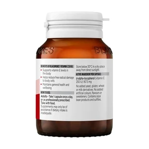 (PRE ORDER) Blackmores Vitamin E 250IU 50 Capsules shelf life 2yrs